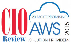 AWS 20 Most Promising Solution Providers logo_rev